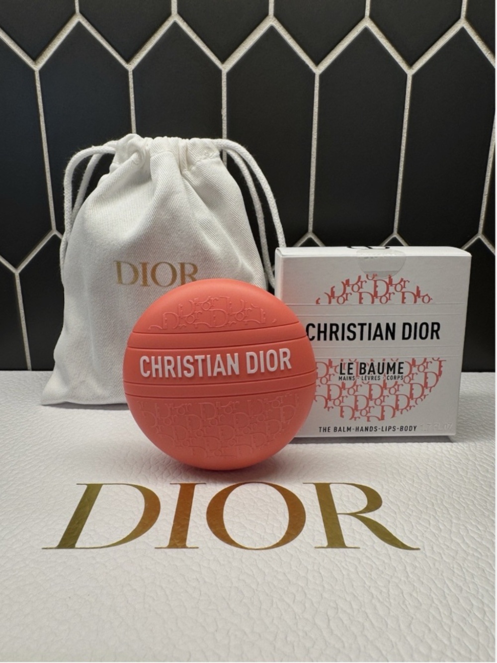 Dior Le Baume Revitalizing Balm Coral Limited Edition 2026 w Authentic Pouch NEW